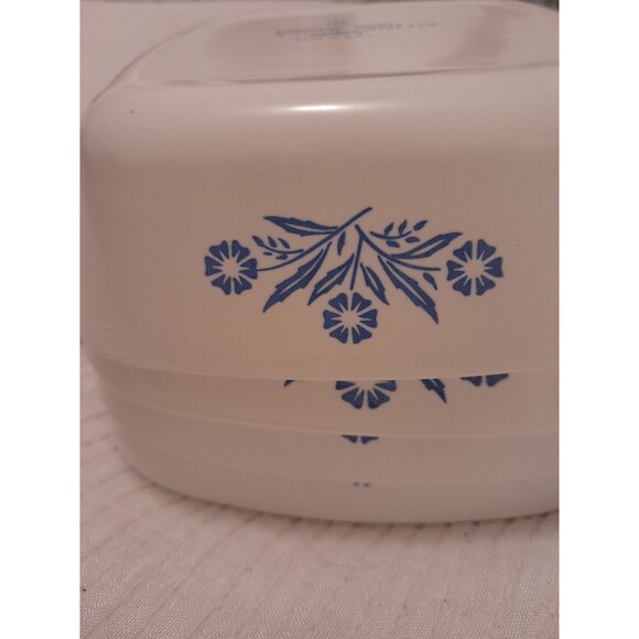 Corning Ware Blue Cornflower Mini Casserole Dishes Set of 4 Vintage - Picture 6 of 7